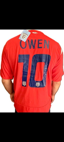 VINTAGE ΕΜΦΑΝΙΣΗ ENGLAND 2006 Νο 10 OWEN  ΕΚΤΟΣ ΕΔΡΑΣ ΚΟΚΚΙΝΗ