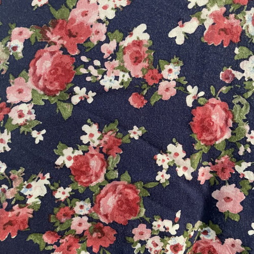 Forever 21 floral skirt like new, lined, blue multicolor