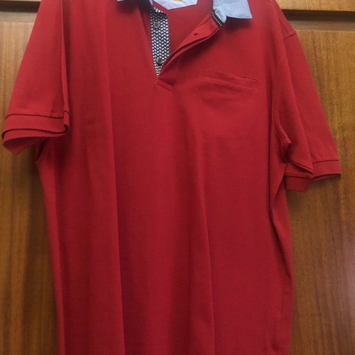 Memo’s polo shirt used, size XL, red