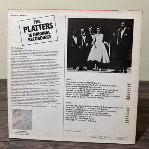 The Platters vinyl used, R&B / Soul, 1977 edition