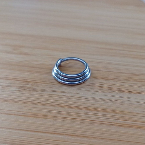 Septum piercing earring new stainless steel silver