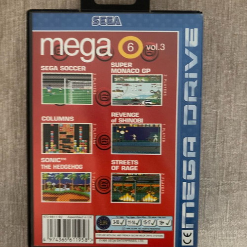 MEGA GAMES 6 Vol.3 Sega Soccer/Columns/Super Monaco [PO36148] EUR 18,95 - ES