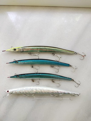 Little Jack Sayoris 182 and 155 artificial lures like new