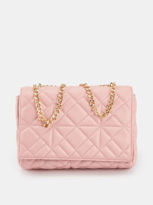 Τσάντα ώμου Trendyol καινούργια, ροζ baby pink, 24×17cm