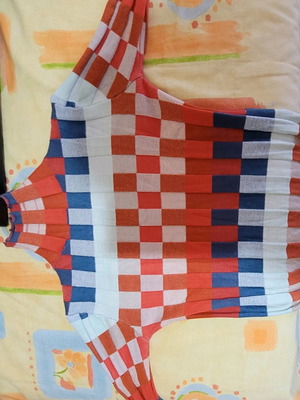 Multicolored blouse used, size XS