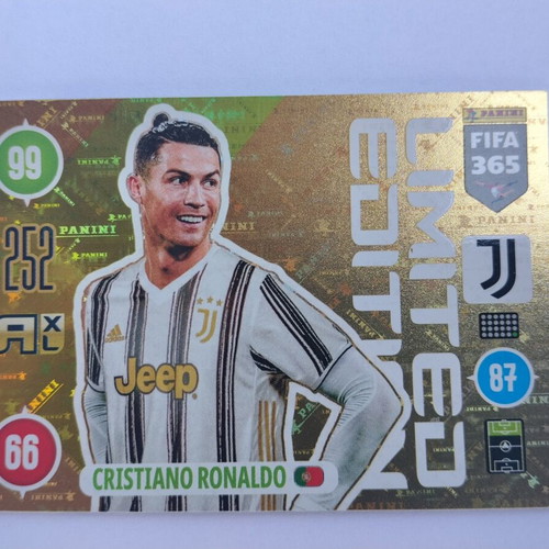 Panini FIFA 365 2021 Limited Edition Card Ronaldo New