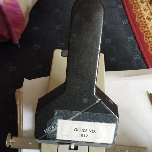 Vintage heavy-duty hole punch used, branded