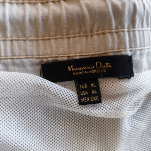 Massimo Dutti men's beige swim trunks XL