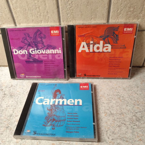 Classical music CDs used, pack of 3