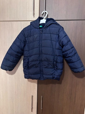 Benetton jacket like new, blue, size 104 cm for 4 years old