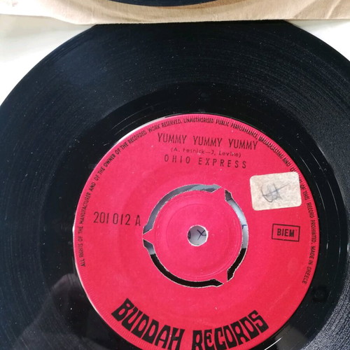 Pop singles used, pack of 6, 45 rpm