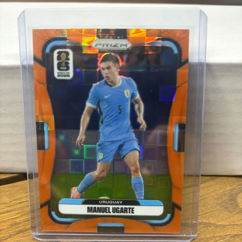 2026 Panini Prizm FIFA World Cup #124 Manuel Ugarte Orange Pandora card new