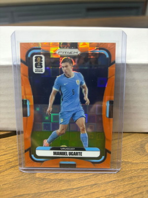 2026 Panini Prizm FIFA World Cup #124 Manuel Ugarte Orange Pandora card new