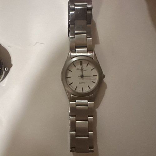 Bernard Lacombe quartz watch like new, women's silver
