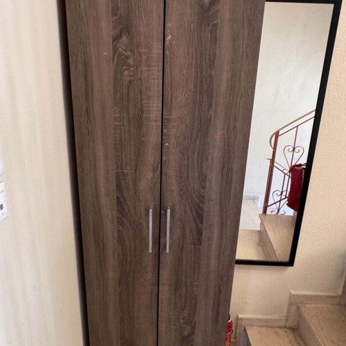 Shoe Cabinet used, dimensions 186x60x36 cm