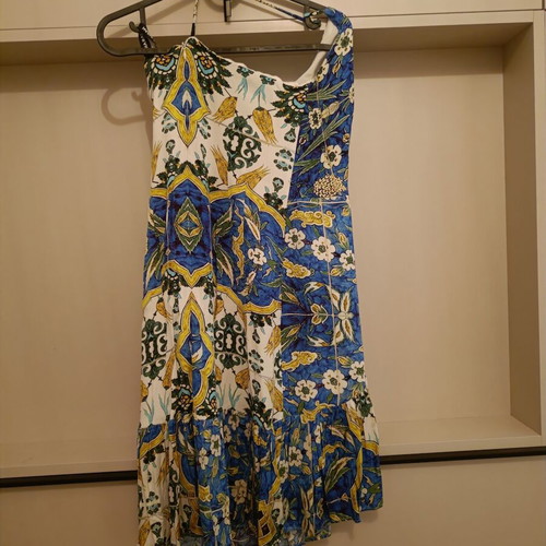 Nadia Rapti Floral Treasure one shoulder dress like new, size M