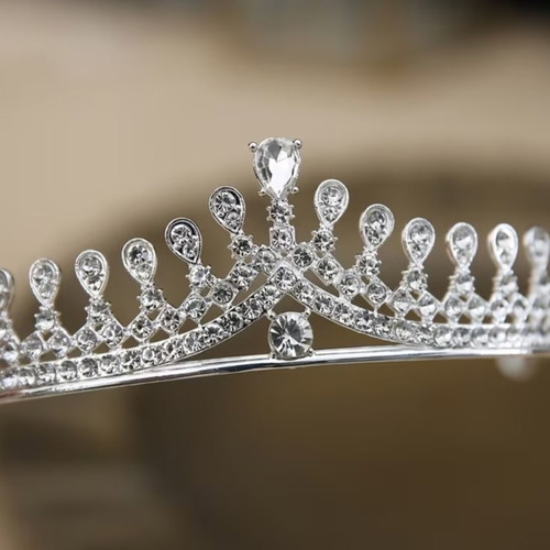 Tiara with Crystal Rhinestones for Bride, New