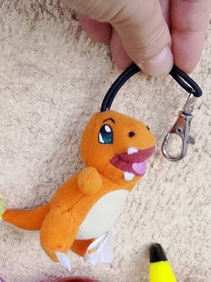 Pokemon Charmander λούτρινο μπρελόκ σαν καινούργιο