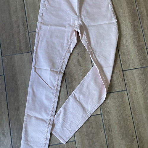 Pink jeans size S, like new, summer