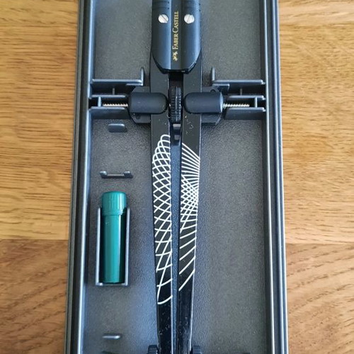 Γεωμετρικός διαβήτης Faber Castell μεταχειρισμένος, κωδ. 174488