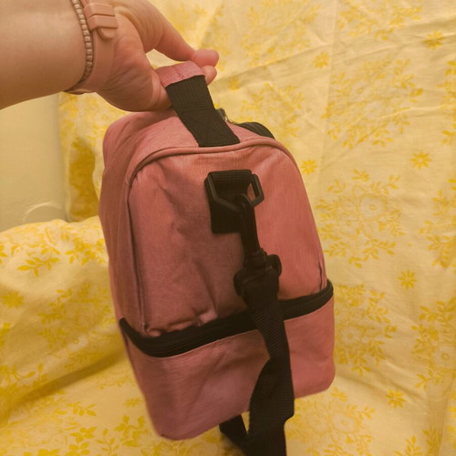 Stitch Scrump Disney Pink Insulated Lunch Bag with 2 Compartments