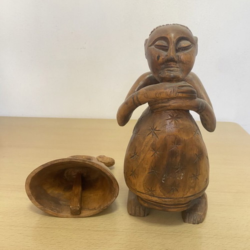 African woodcarvings, set of 2