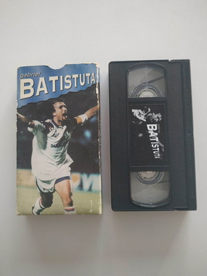 Batistuta VHS tape used, 90s documentary
