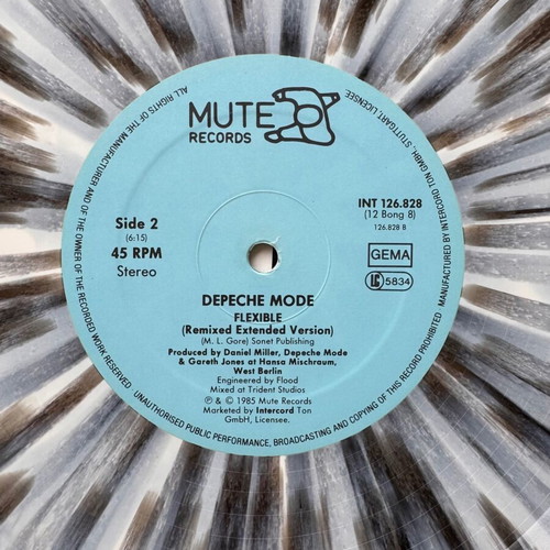 Depeche Mode Shake The Disease Grey Marbled 12" Maxi Single used