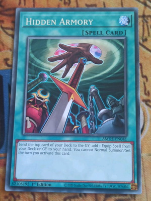 Hidden Armory κάρτα Yu-Gi-Oh! σαν καινούργιο