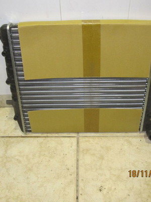 Water radiator for Skoda Fabia '99-'01 new, dimensions 43x41