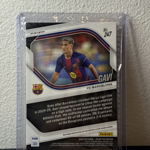 Gavi Silver Mosaic Panini Prizm 2025/26 Card new
