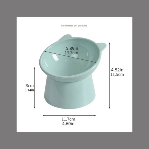 Pet food bowl for dog or cat new, made of PP plastic