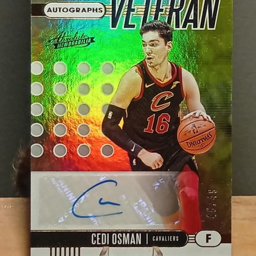 Cedi Osman autographed veteran card 2019 Panini like new
