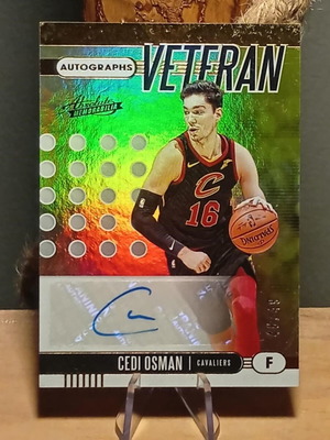 Cedi Osman autographed veteran card 2019 Panini like new