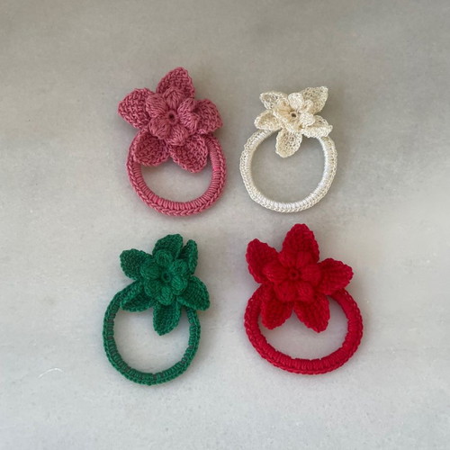 Knitted handmade hair ties new for hair or bracelets