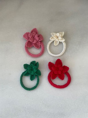 Knitted handmade hair ties new for hair or bracelets