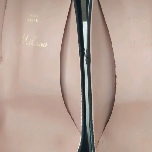Alessandra Paggioti leather pumps size 38 black new