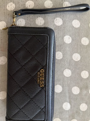Guess wallet black used