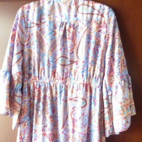 Ethnic long summer dress Swarna Art Silk 100% like new