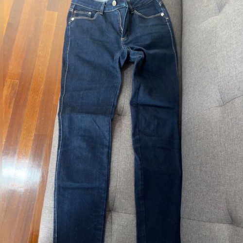 Massimo Dutti Jeans XS dark blue elastic slim fit like new
