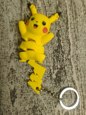 Pokemon Pikachu keychain with movement like new