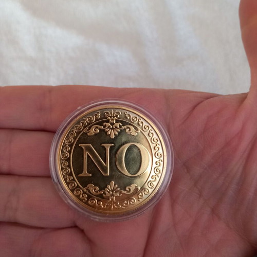 Collectible Gold Decision Coin 40mm new