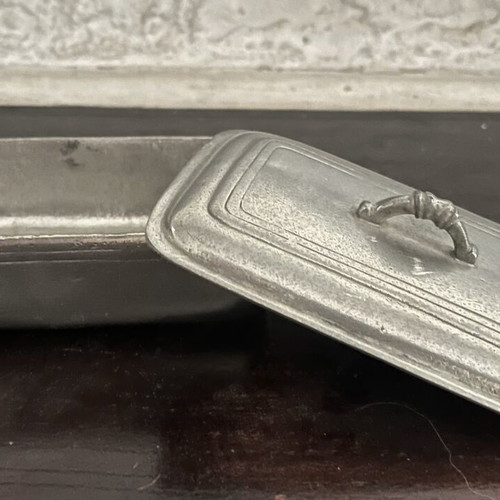 Metal stainless decorative box 11x7.5x4 cm