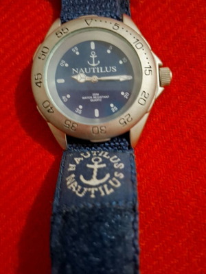 Vintage Nautilus ρολόι Quartz μπλε σαν καινούργιο, unisex