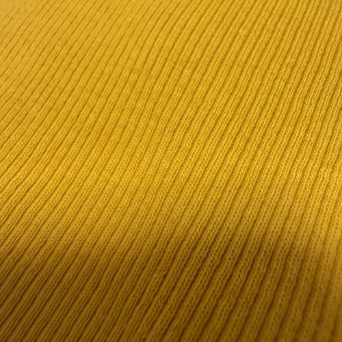 Zara yellow orange ribbed cotton cropped tank top