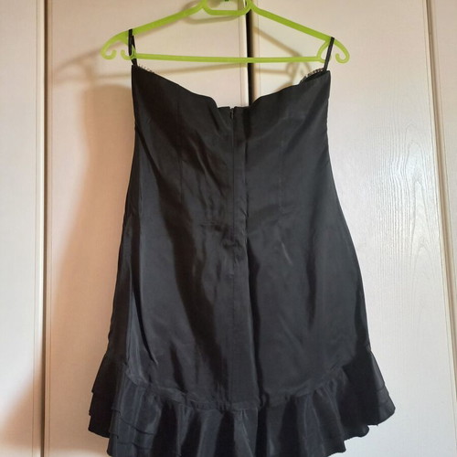 Lynne strapless mini dress, black