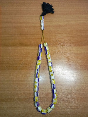 Κομπολόι μεταχειρισμένο μήκους 36cm με 34 χάντρες