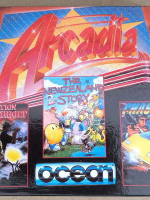 Arcadia Ocean Amstrad Disk like new, with 3 games