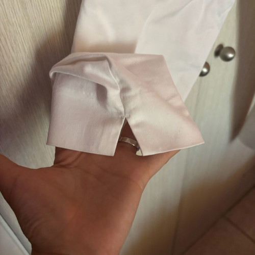 H&M women's pants used, white, size M