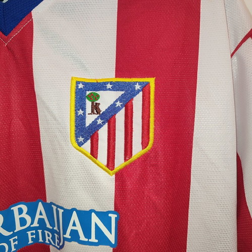 Atletico Madrid football jersey with Azerbaijan Land of Fire sponsor, official replica